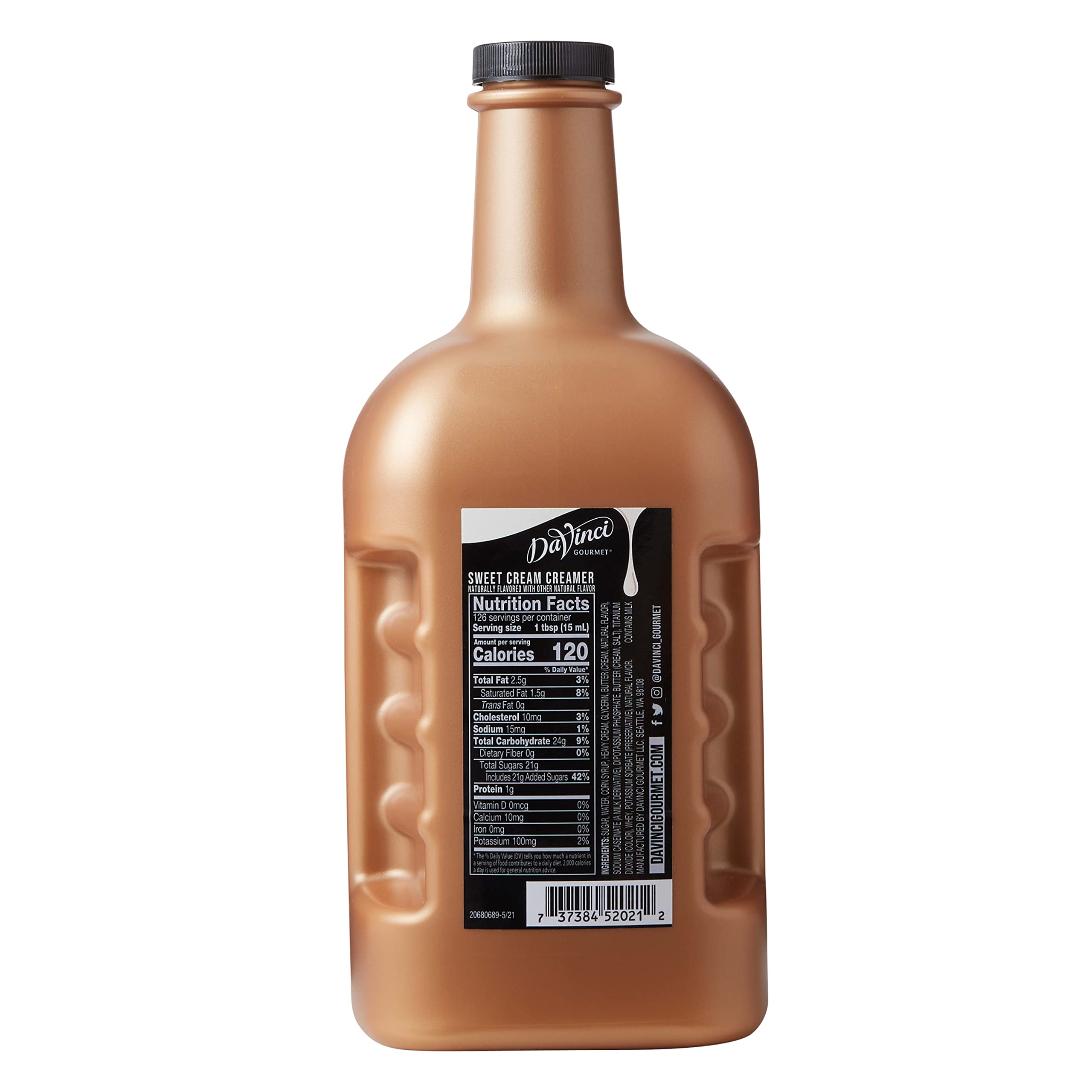 DaVinci Gourmet pouring creamer close-up highlighting creamy texture benefit