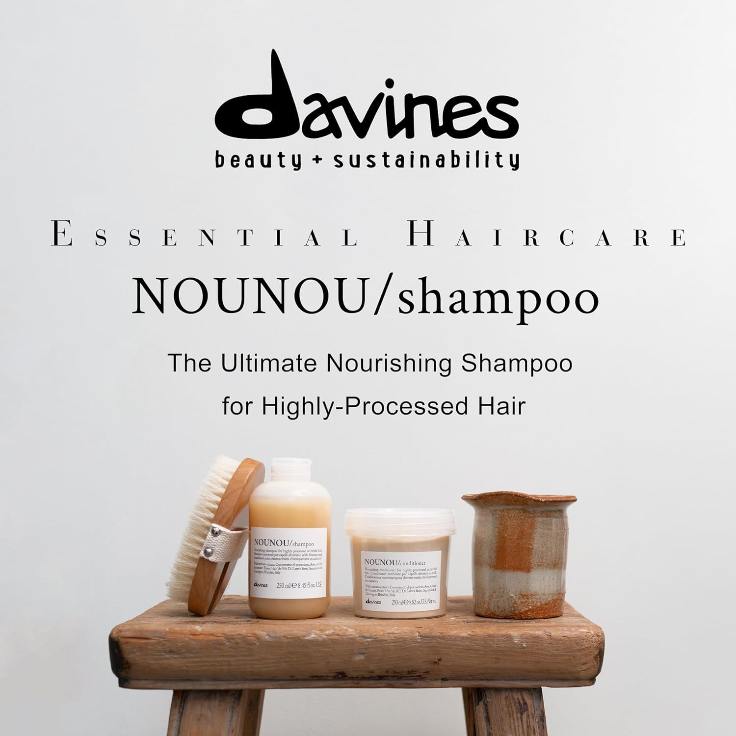 Davines shampoo creamy lather close-up illustrating rich texture and conditioning