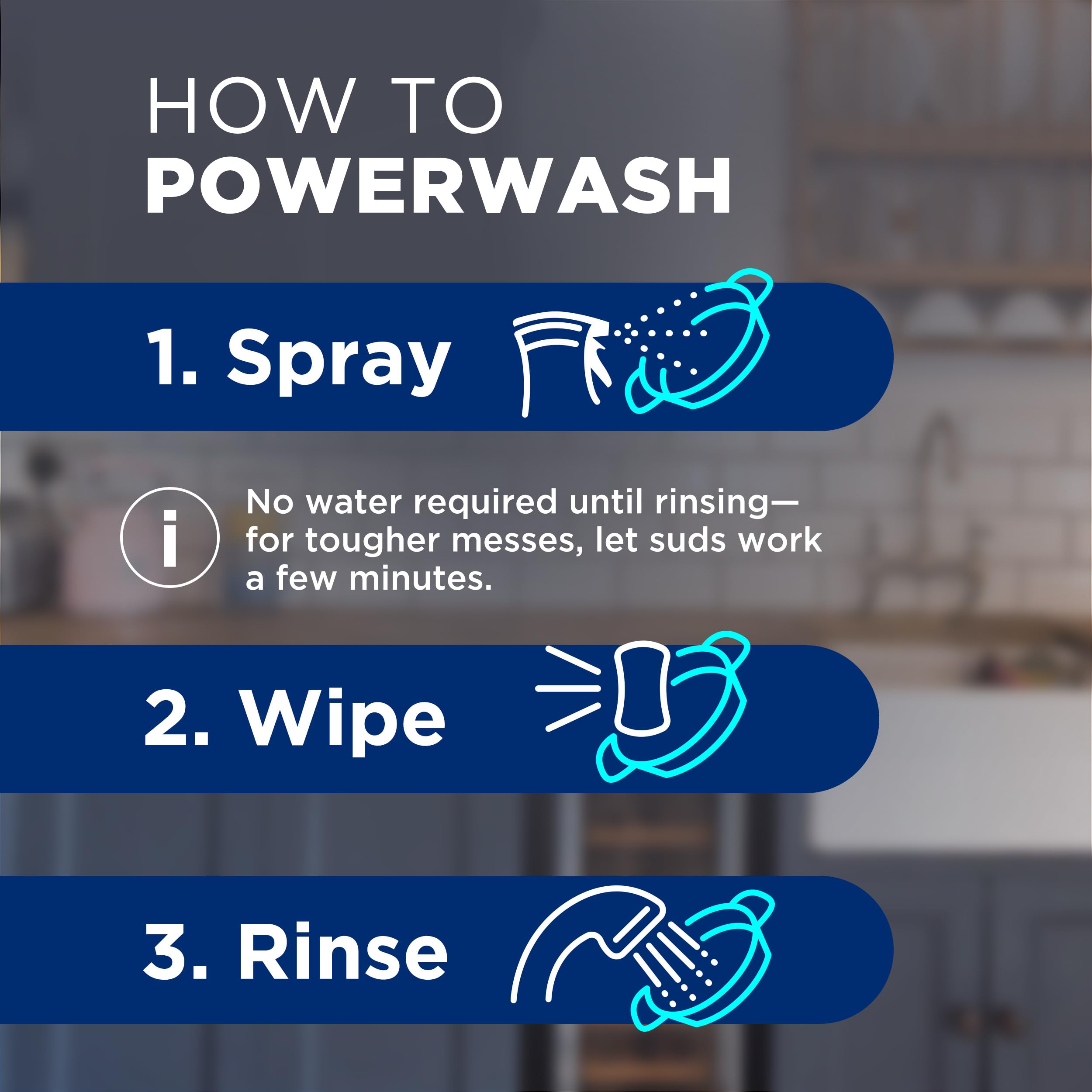 Dawn Powerwash Gain label and ingredients close-up for ingredient transparency