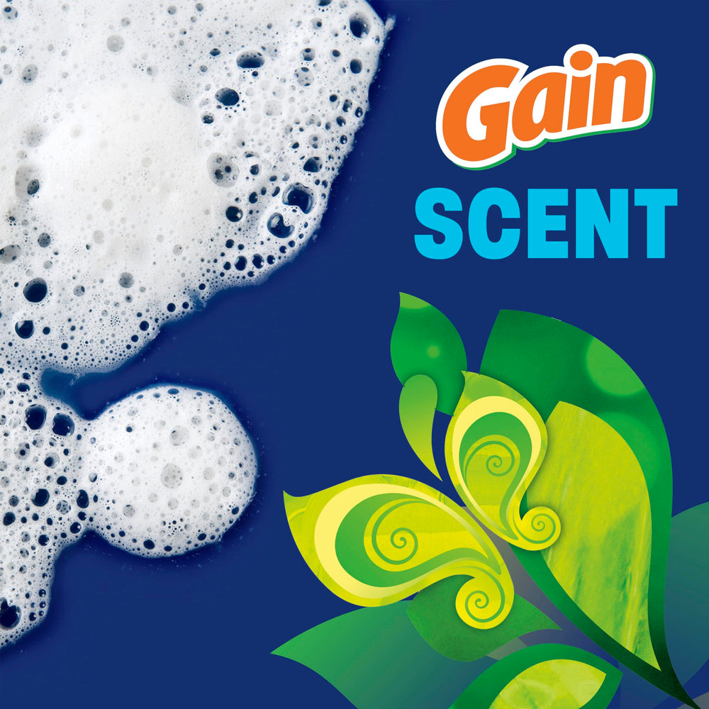 Dawn Powerwash Gain lifestyle cleaning scene showing fast post-cooking cleanup