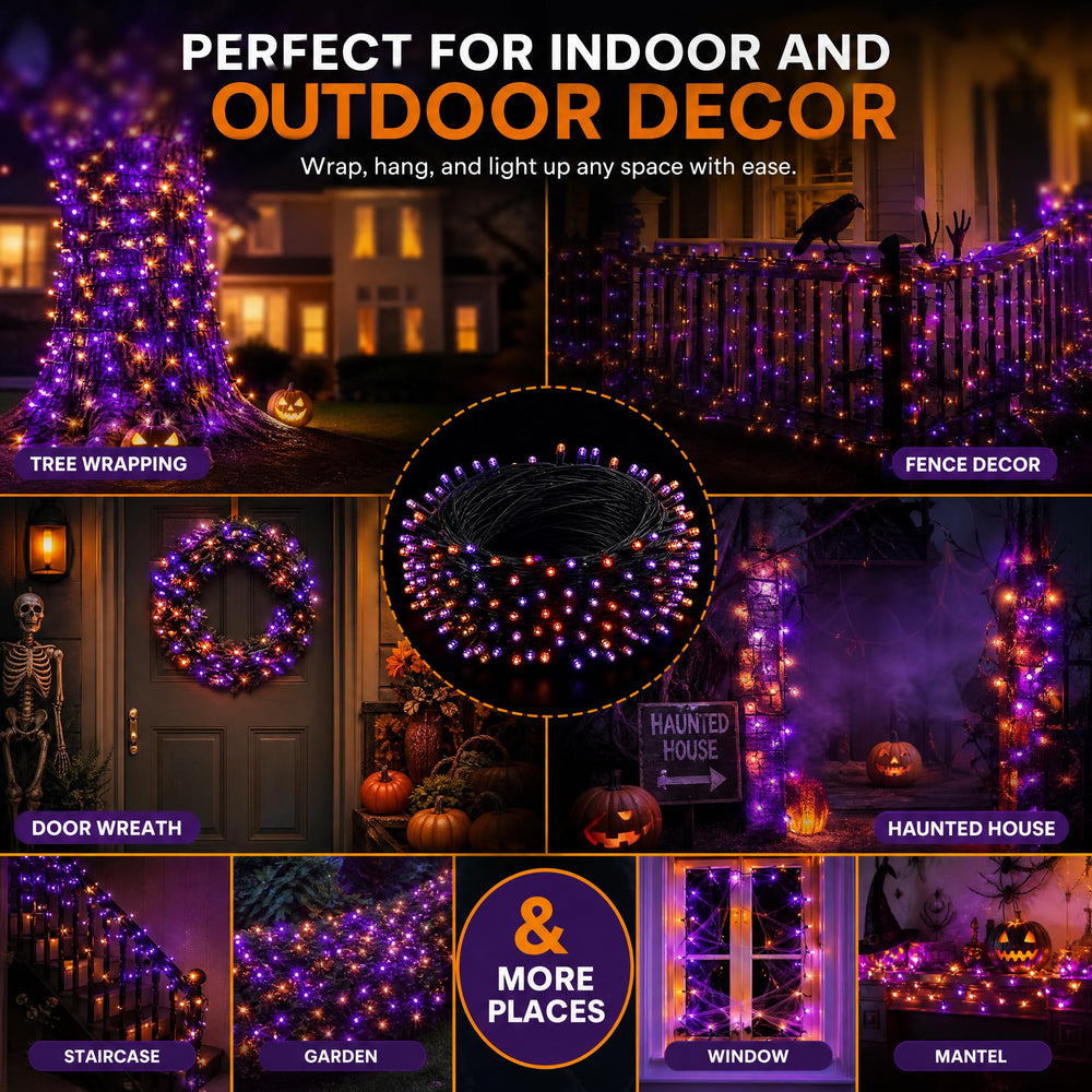 Dazzle Bright porch scene showing Halloween ambiance and decorative impact