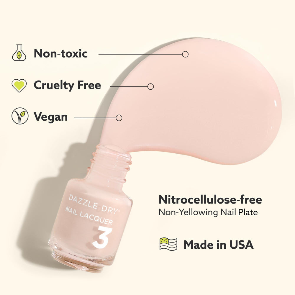 Dazzle Dry Revive Thinner pouring into bottle restoring polish consistency benefit