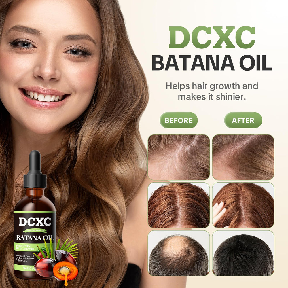 DCXC Batana Oil smoothing curly hair ends for reduced frizz benefit
