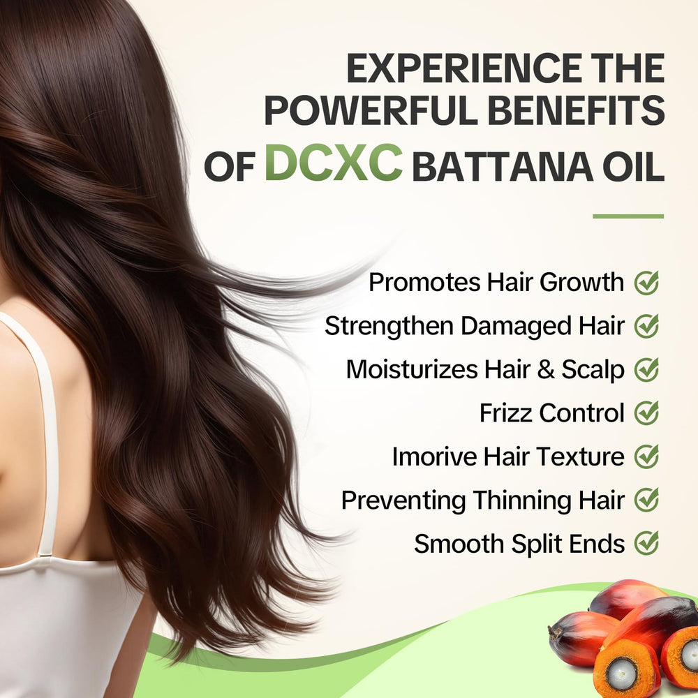 DCXC Batana Oil pouring into hands to show easy absorption benefit