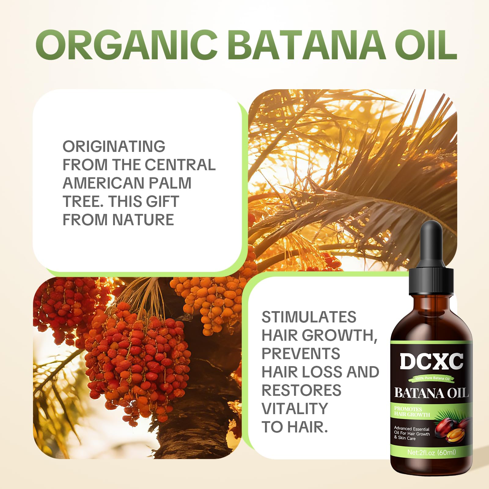 DCXC Batana Oil applied to scalp demonstrating nourishment benefit