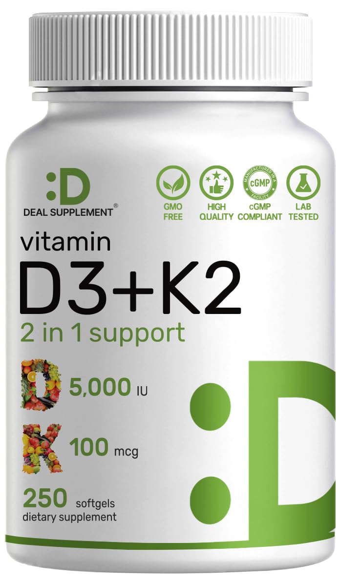 DEAL SUPPLEMENT front bottle view showing label and 250-count benefit