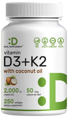 DEAL SUPPLEMENT front label view showing product benefits and servings