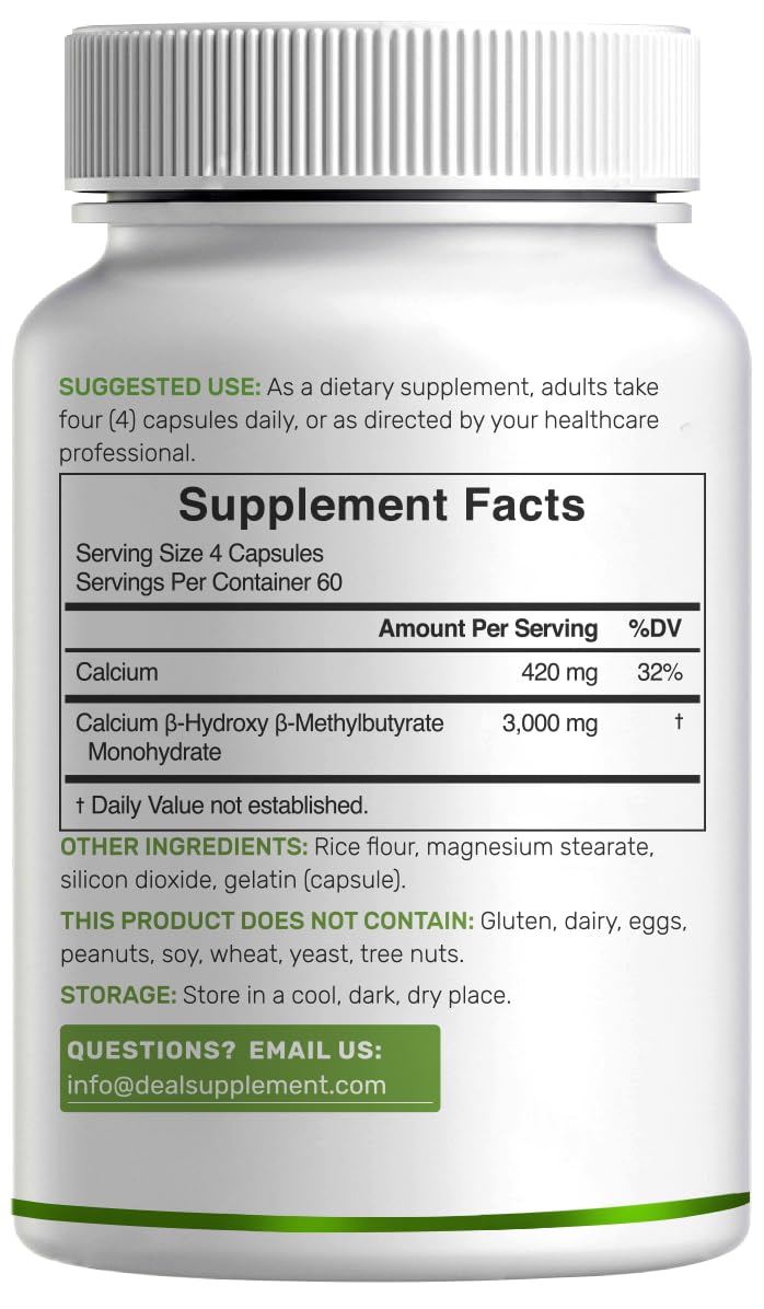 DEAL SUPPLEMENT beside a ruler showing capsule size and travel-friendly portability