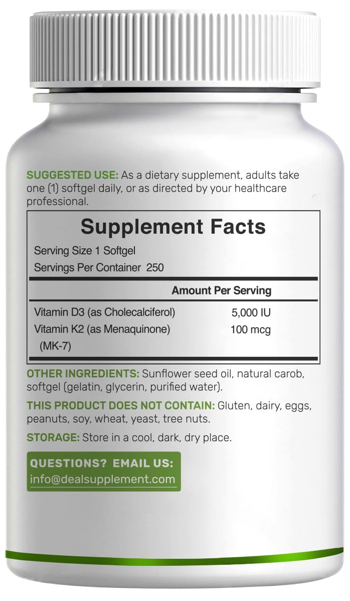 DEAL SUPPLEMENT hand holding one softgel illustrating single daily serving