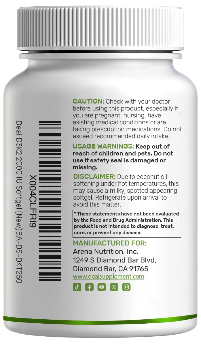 DEAL SUPPLEMENT coconut oil ingredient display indicating enhanced absorption