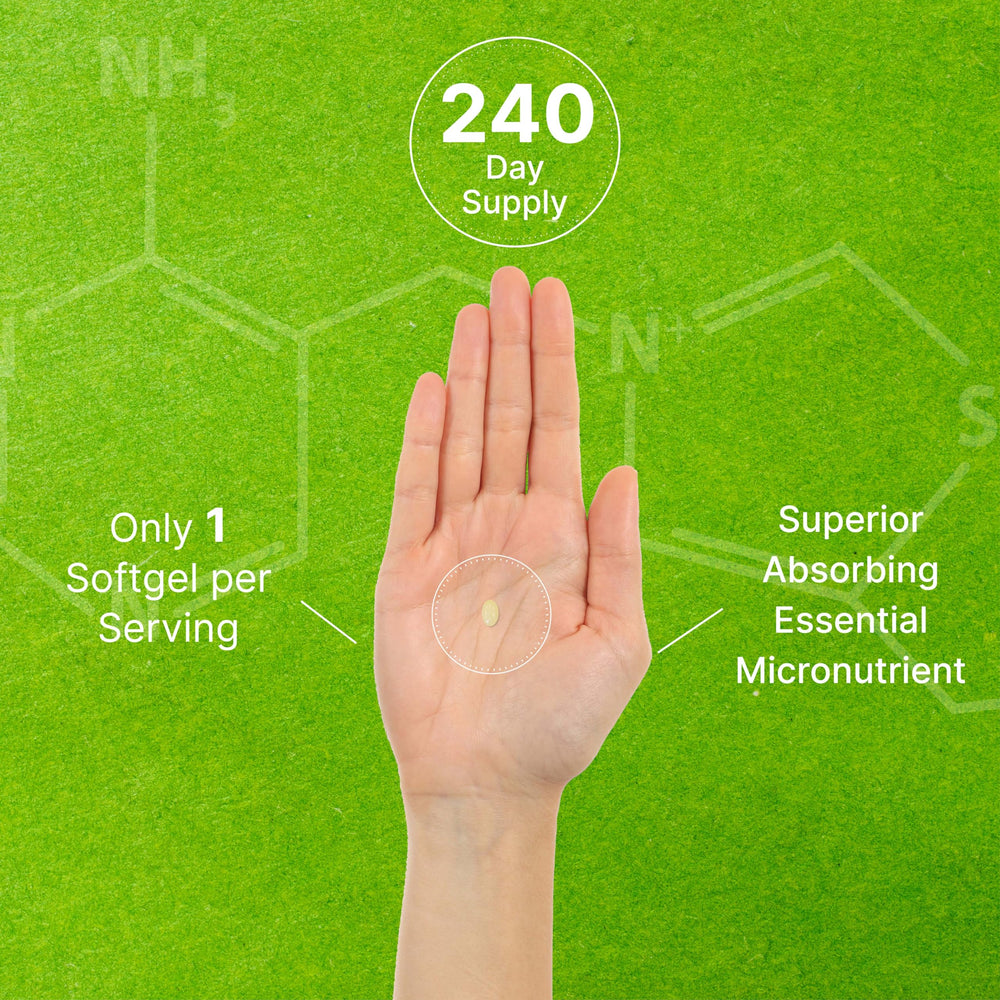 Deal Supplement coconut oil pour illustrating natural oil base for improved absorption