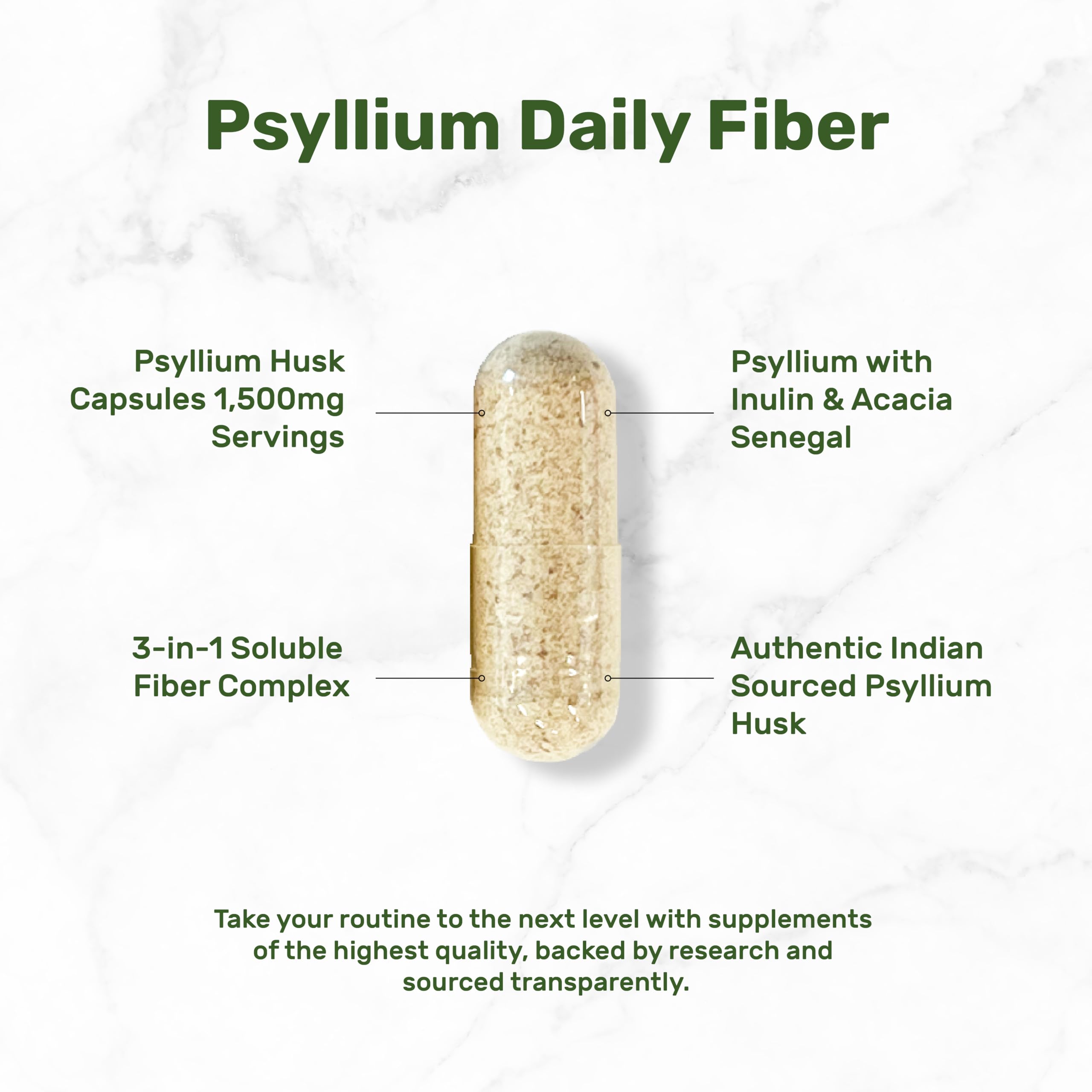 DEAL SUPPLEMENT label and supplement facts for transparency and ingredient clarity