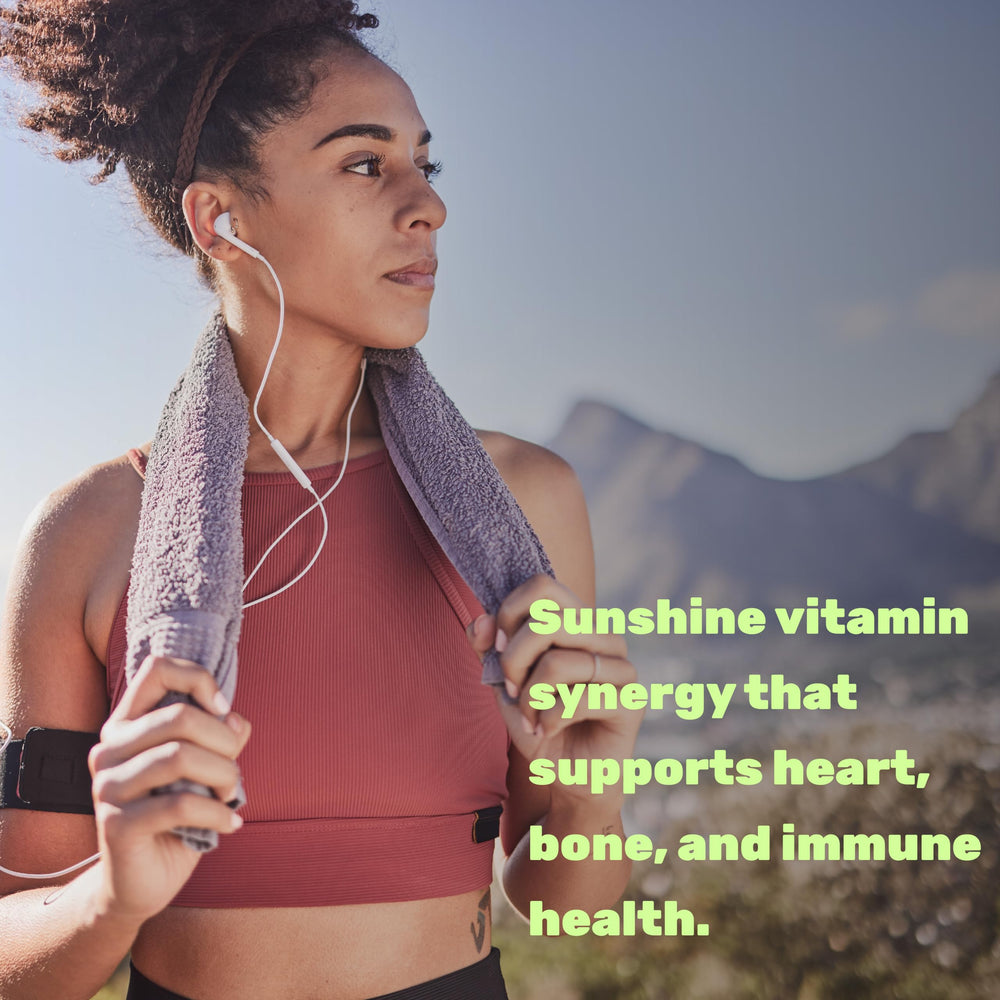DEAL SUPPLEMENT label and supplement facts displaying D3 5000 IU and K2 MK7