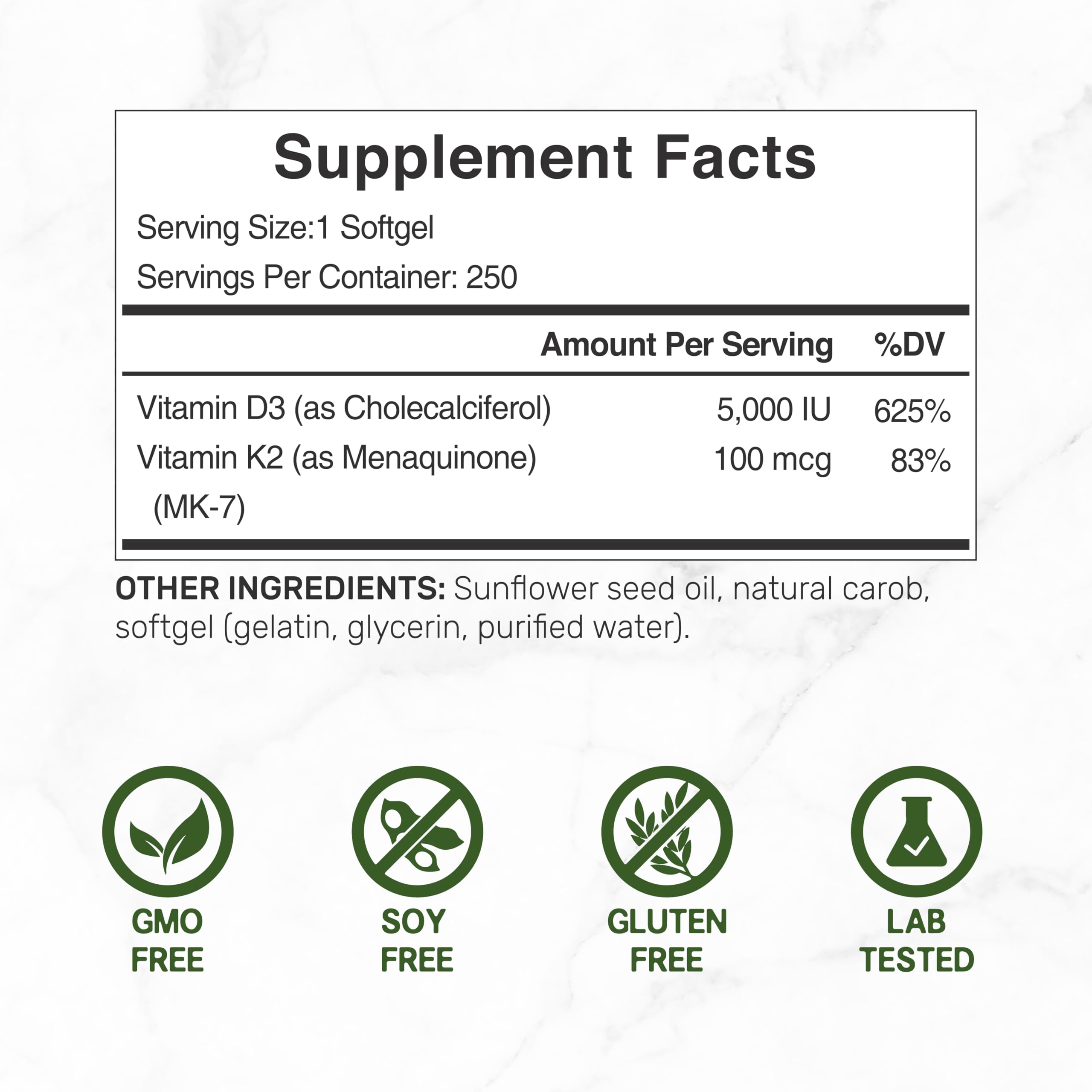 DEAL SUPPLEMENT close-up of softgels highlighting smooth easy-swallow finish
