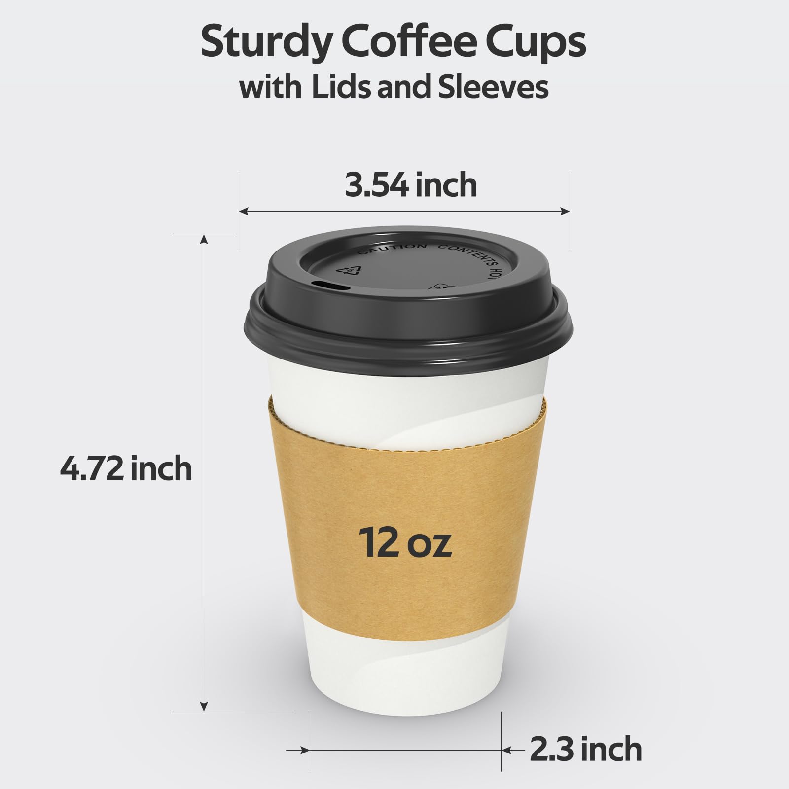 Dealusy cup closeup of thick paper texture for improved insulation and grip