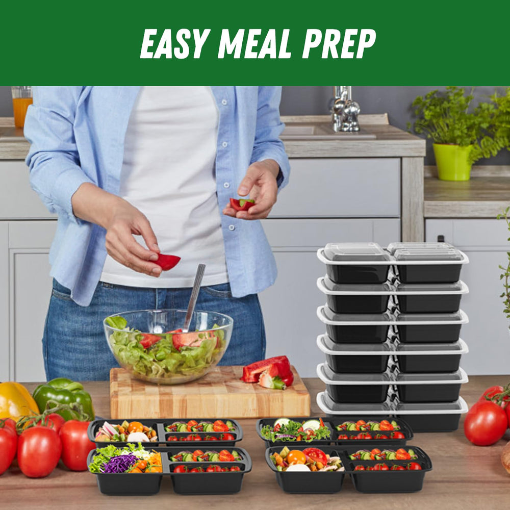 Dealusy frozen containers in freezer, freezer-safe meal prep for long-term storage
