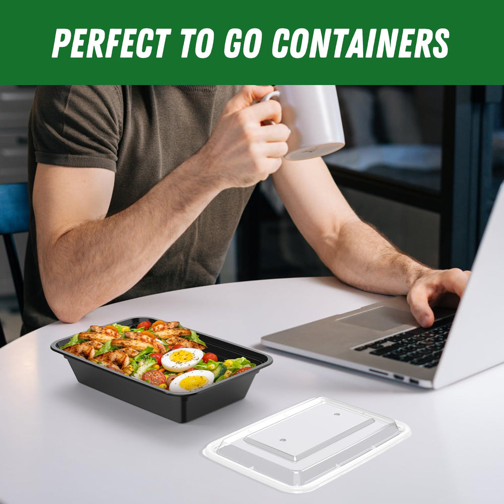 Dealusy containers in a takeout setup showing professional presentation and transport