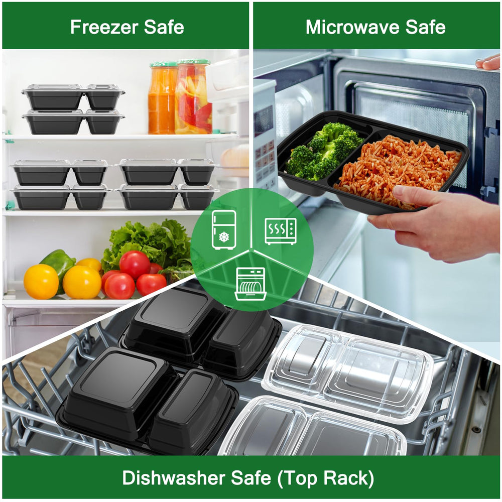 Dealusy container being reheated in microwave indicating microwave-safe convenience