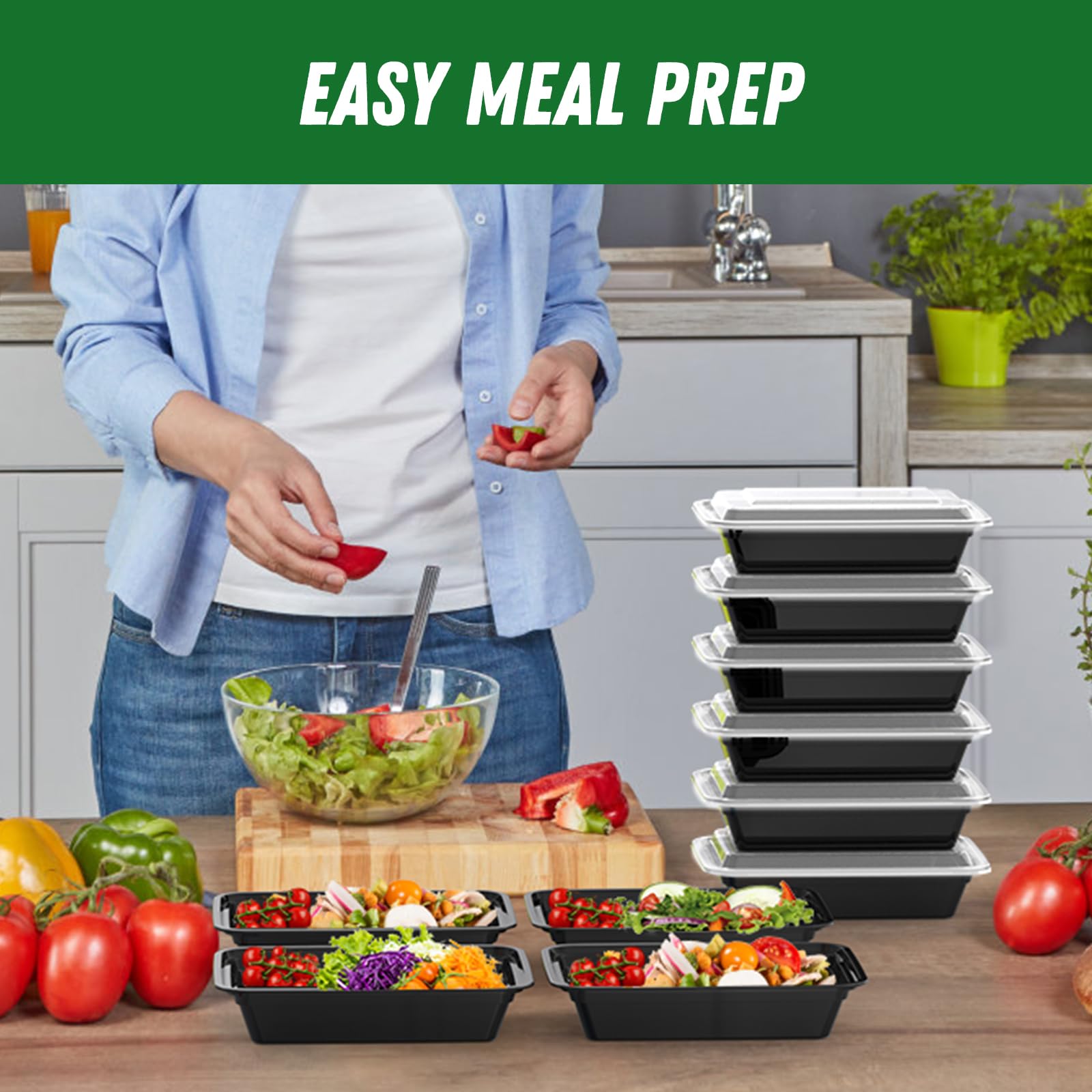 Dealusy container next to hand showing size and scale for portion planning