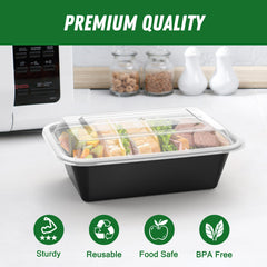 Dealusy stackable containers side view saving space and improving storage