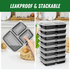 Dealusy stacked containers in fridge, space-saving and neat storage advantage