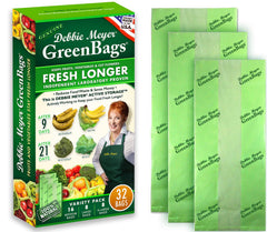 Debbie Meyer front packaging showing 32-pack benefits and sizes