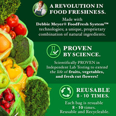 Debbie Meyer large bag gusset detail holds bulky produce without crushing