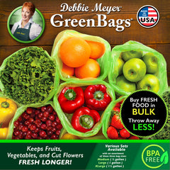 Debbie Meyer medium bag filled with berries and herbs preserves freshness