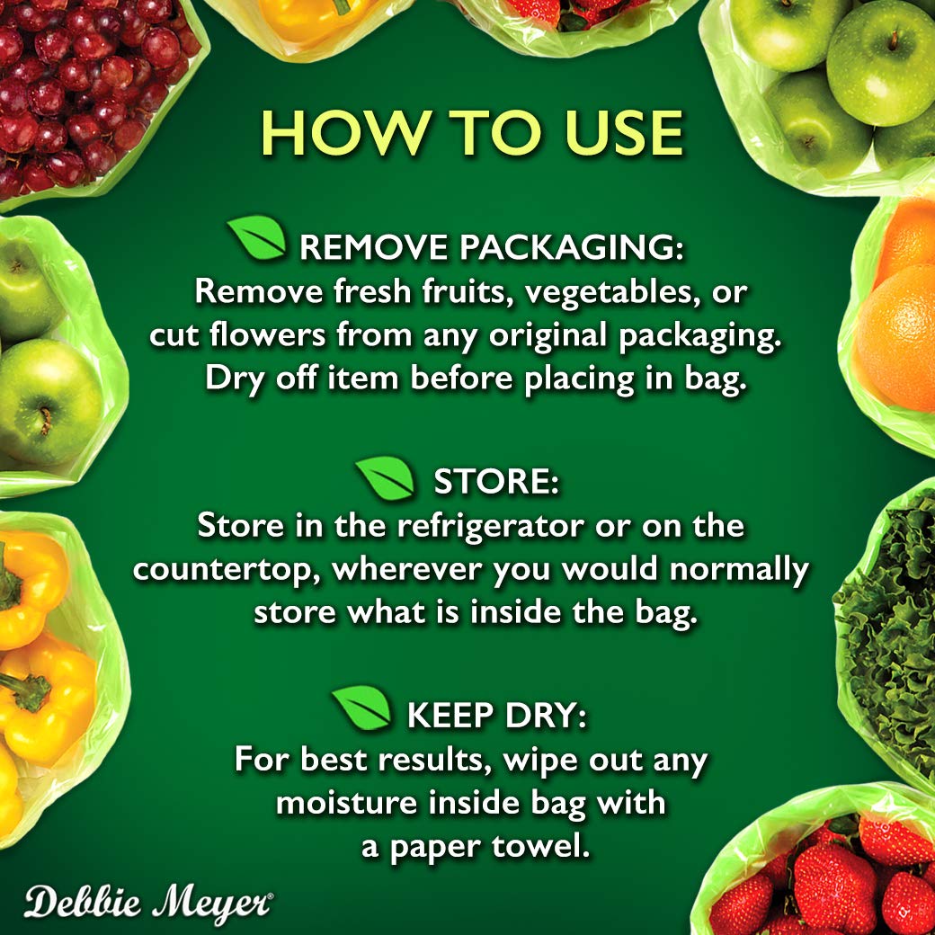 Debbie Meyer being rinsed and air-dried to reuse and reduce waste