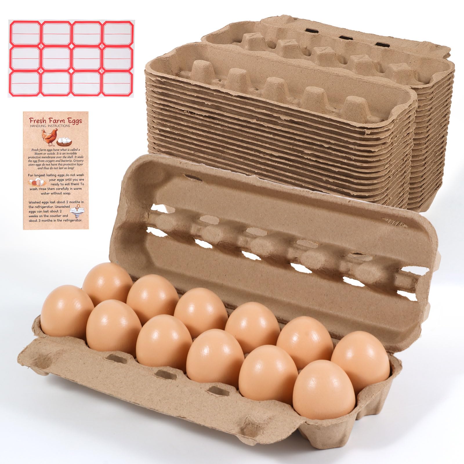 DecarDamai front view of 12-count carton showing neat storage and protection