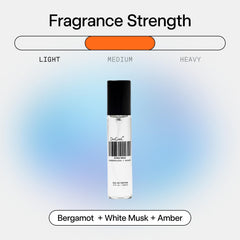DedCool side label close-up highlighting scent name and ingredient clarity