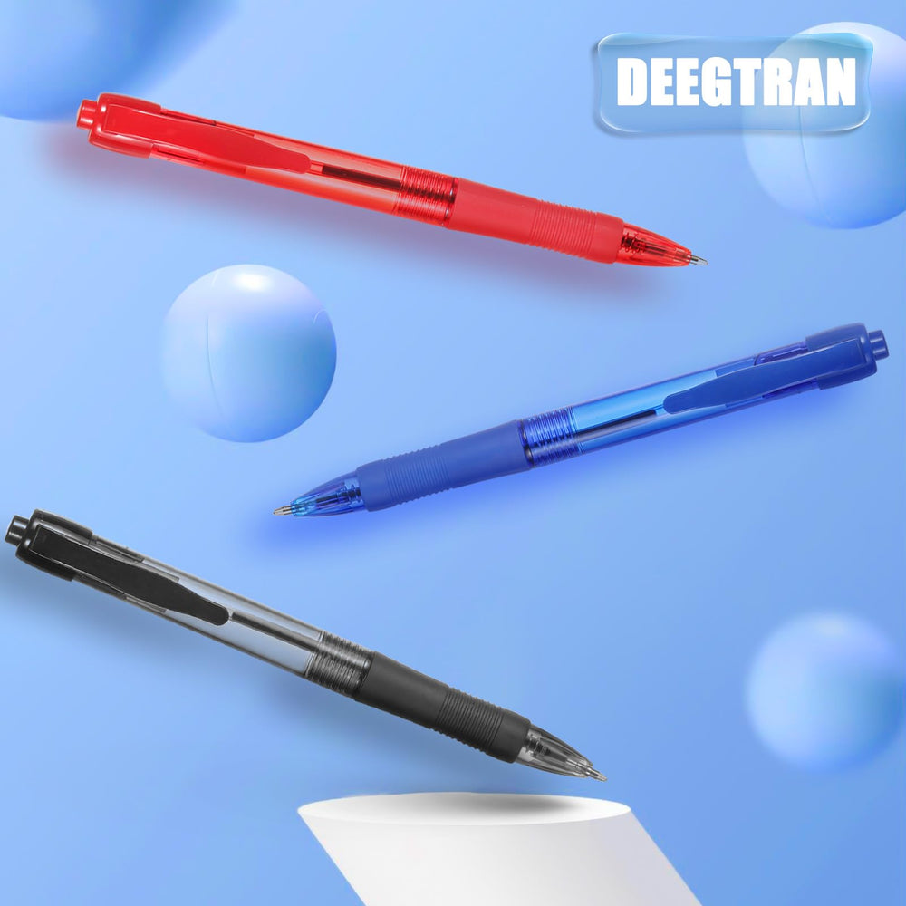 deegtran label and black ink swatch illustrating true color