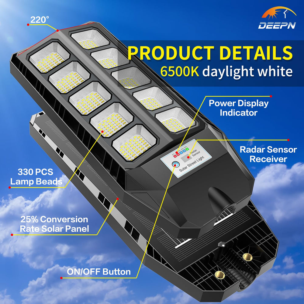 Deepn TW001 close-up of 5730 SMD LEDs highlighting durable high-efficiency illumination