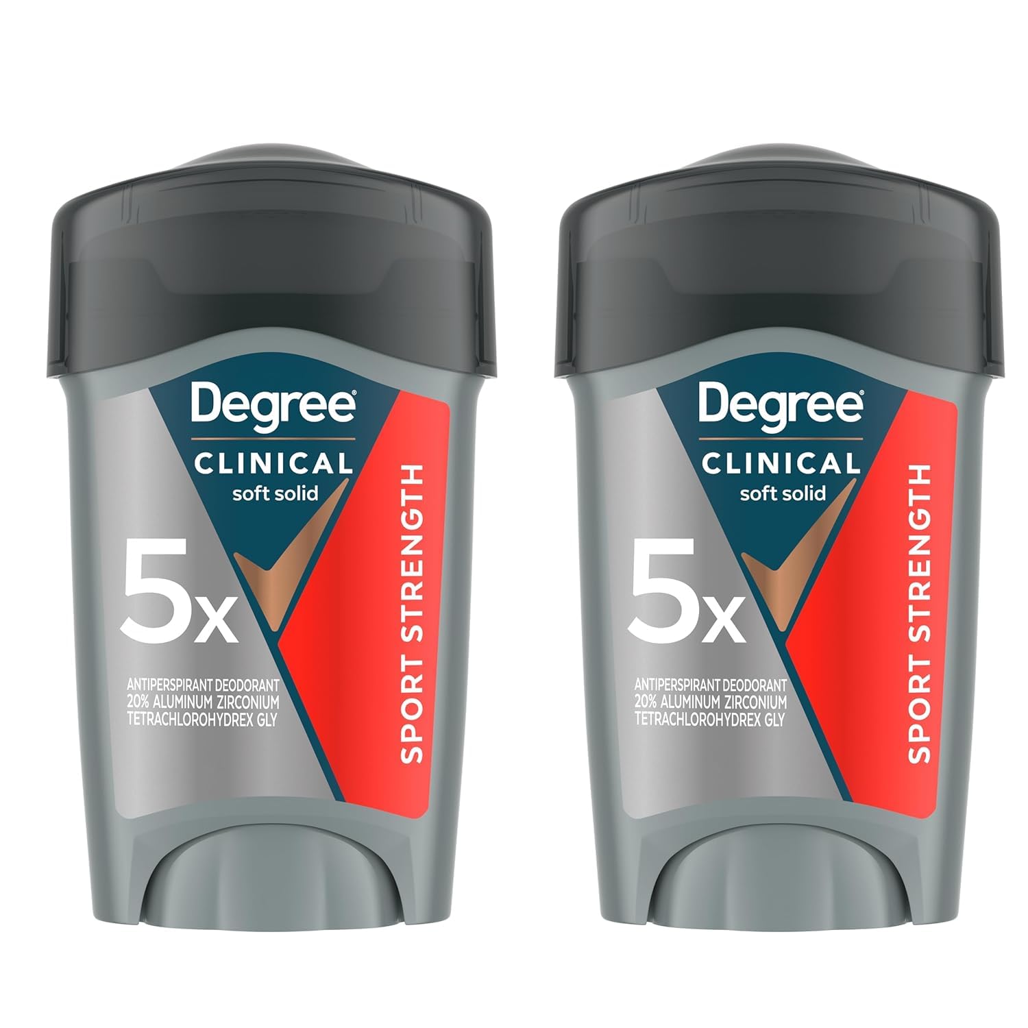 Degree Clinical soft solid top view revealing smooth applicator, quick absorption benefit