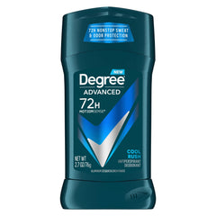 Degree Cool Rush front pack showing four 2.6 oz sticks for long-lasting protection