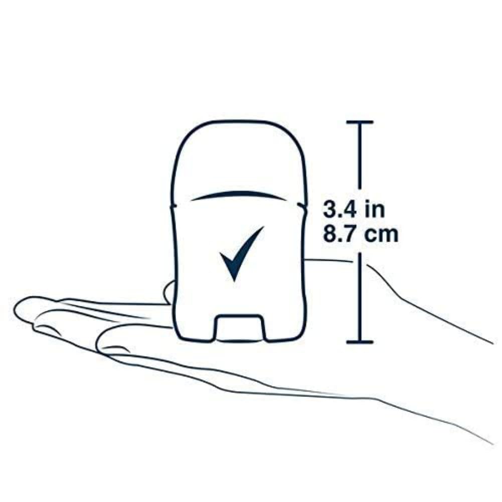 Degree mini stick cap detail showing recyclable packaging benefit