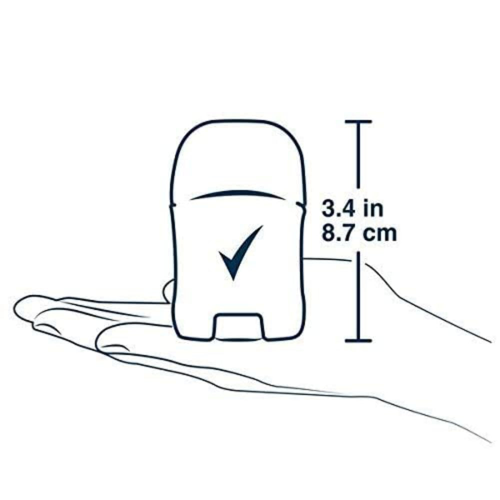 Degree mini stick cap detail showing recyclable packaging benefit