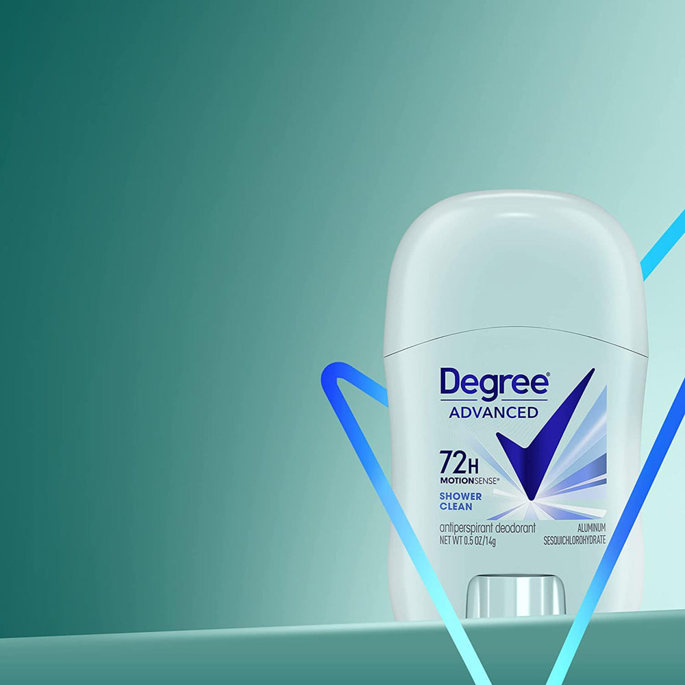 Degree mini sticks in a toiletry bag showing portability benefit