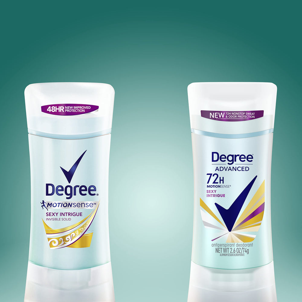 Degree Sexy Intrigue used during a workout showing long-lasting confidence