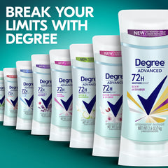 Degree Sexy Intrigue stick open in hand demonstrating easy application