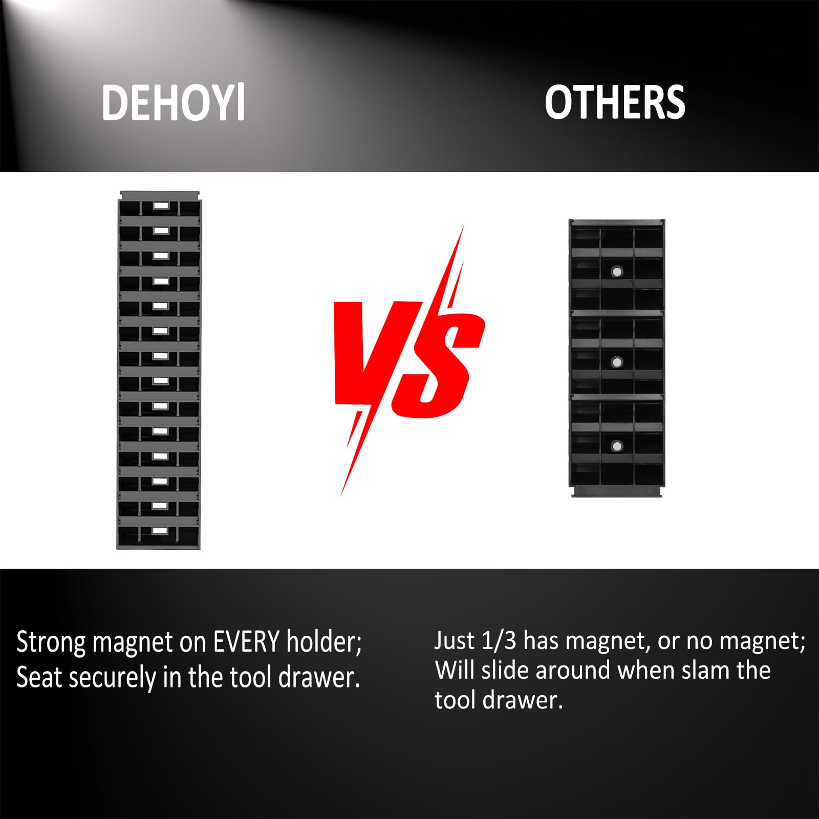 DEHOYI modular connectors snapping together for customizable layout