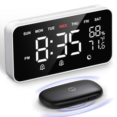 Dekala front display showing large time digits and easy readability benefit