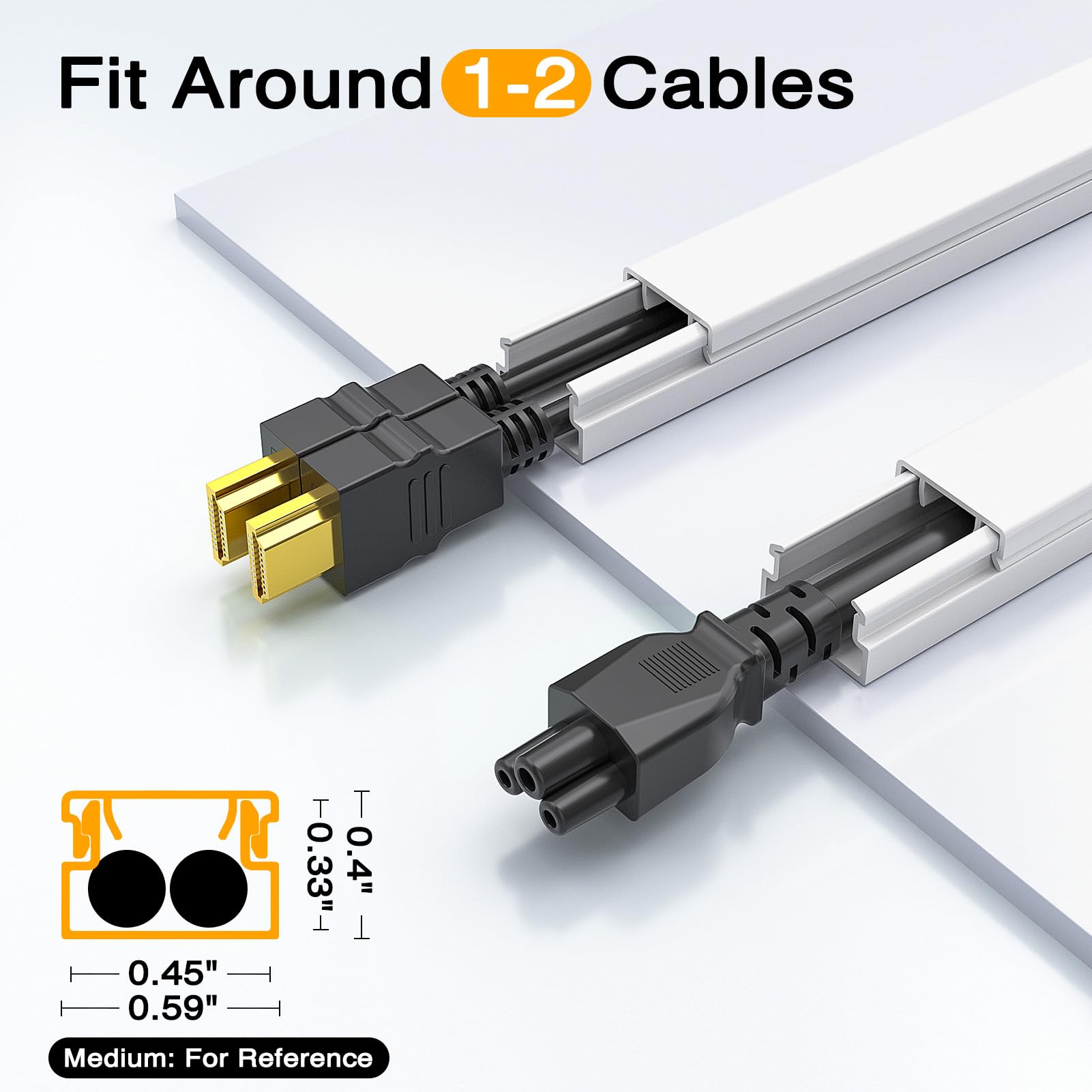 Delamu snap-closure detail demonstrating quick tool-free cable access