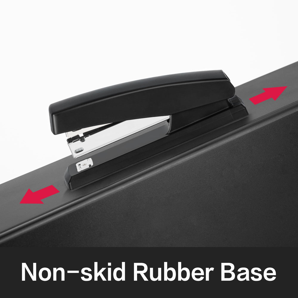 deli stapler held in hand to show compact scale and comfortable operation