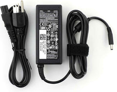 Dell 65W adapter front view showing compact design and brand advantage