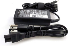 Dell adapter with detachable power cord showing travel convenience benefit