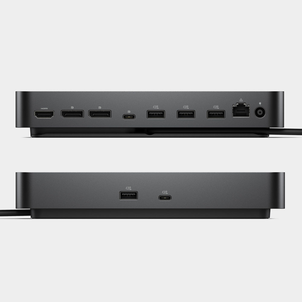 Dell WD25 USB-C connector closeup showing reinforced design for reliability
