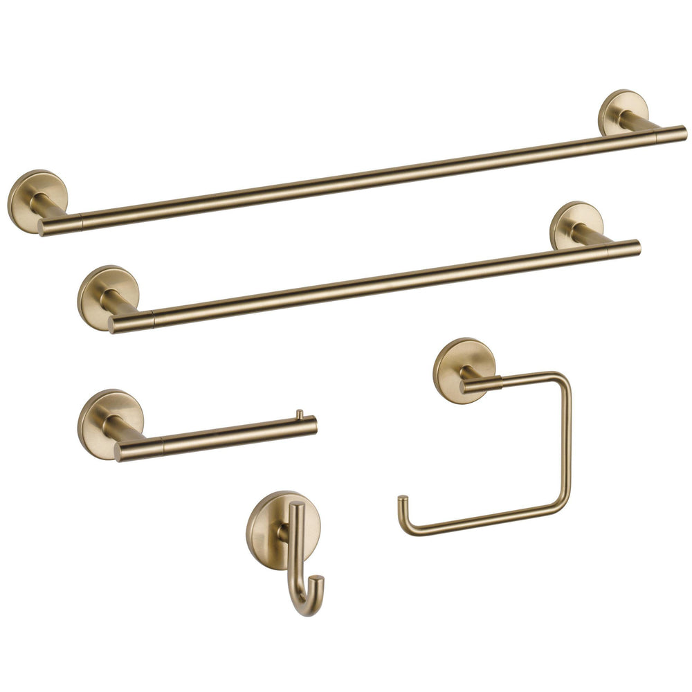 Delta mounted by shower holding a towel for convenient drying and organization
