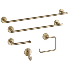 Delta mounted by shower holding a towel for convenient drying and organization