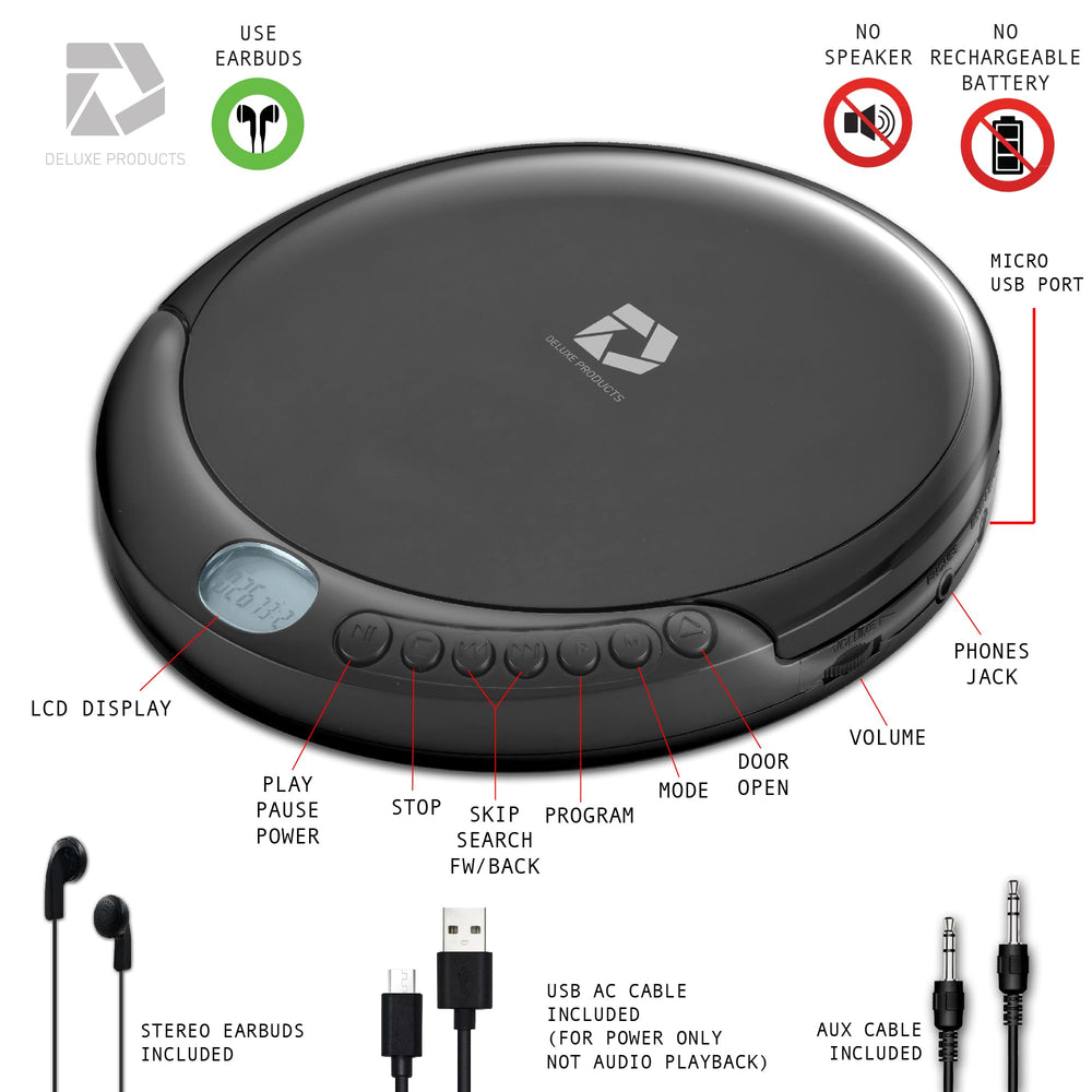Deluxe Products playing in car cup holder showing in-vehicle listening benefit